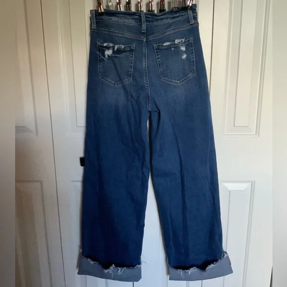 Vervet Wide Leg Jeans 28 NWOT - Picture 2 of 3